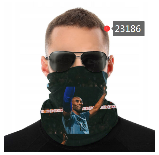 NBA 2021 Los Angeles Lakers #24 kobe bryant 23186 Dust mask with filter->nba dust mask->Sports Accessory
